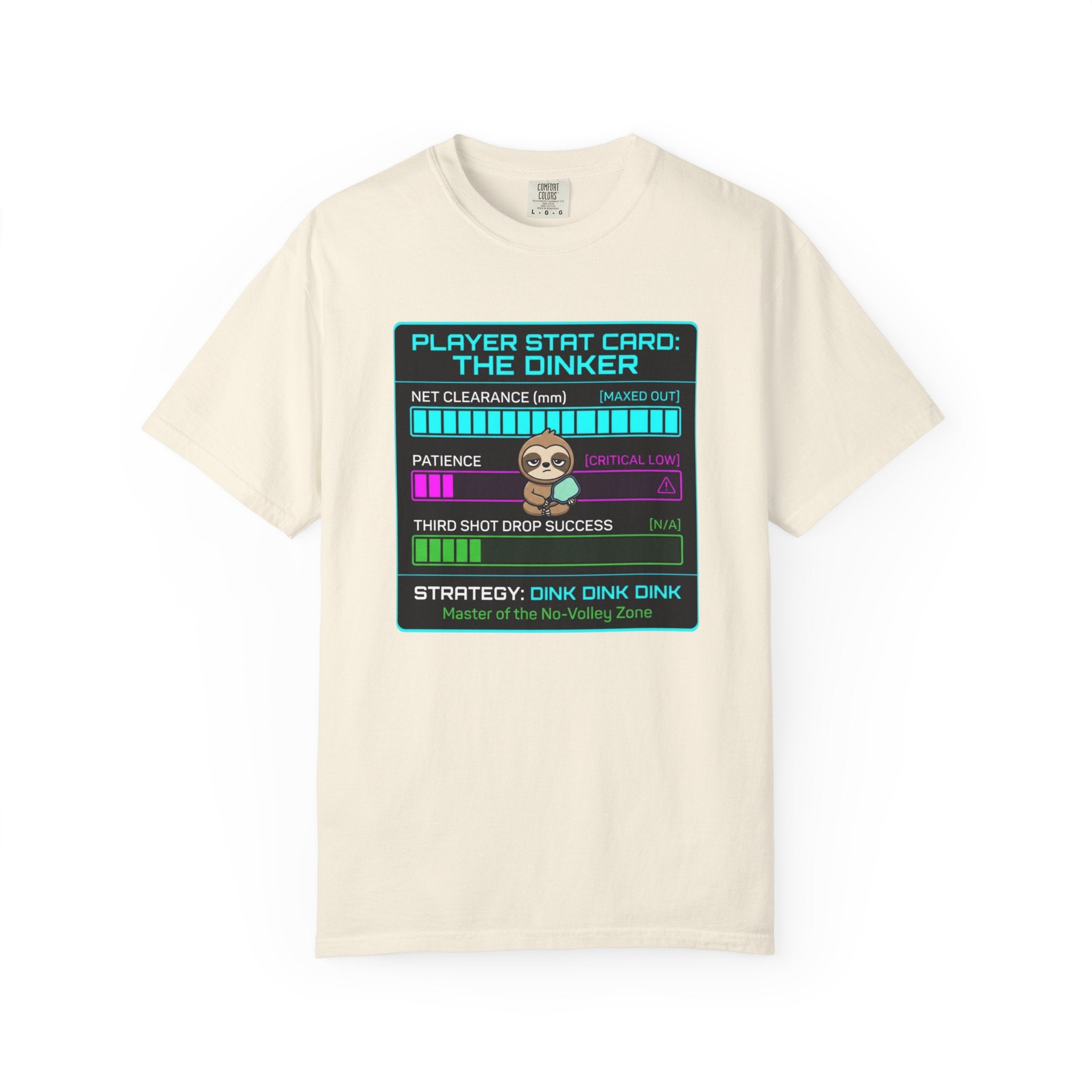 Pickleball Dinker Stat Card T-Shirt