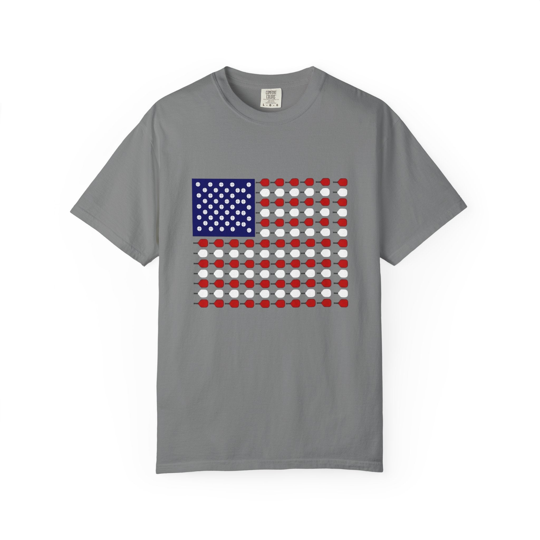 Patriotic Pickleball Flag T-Shirt