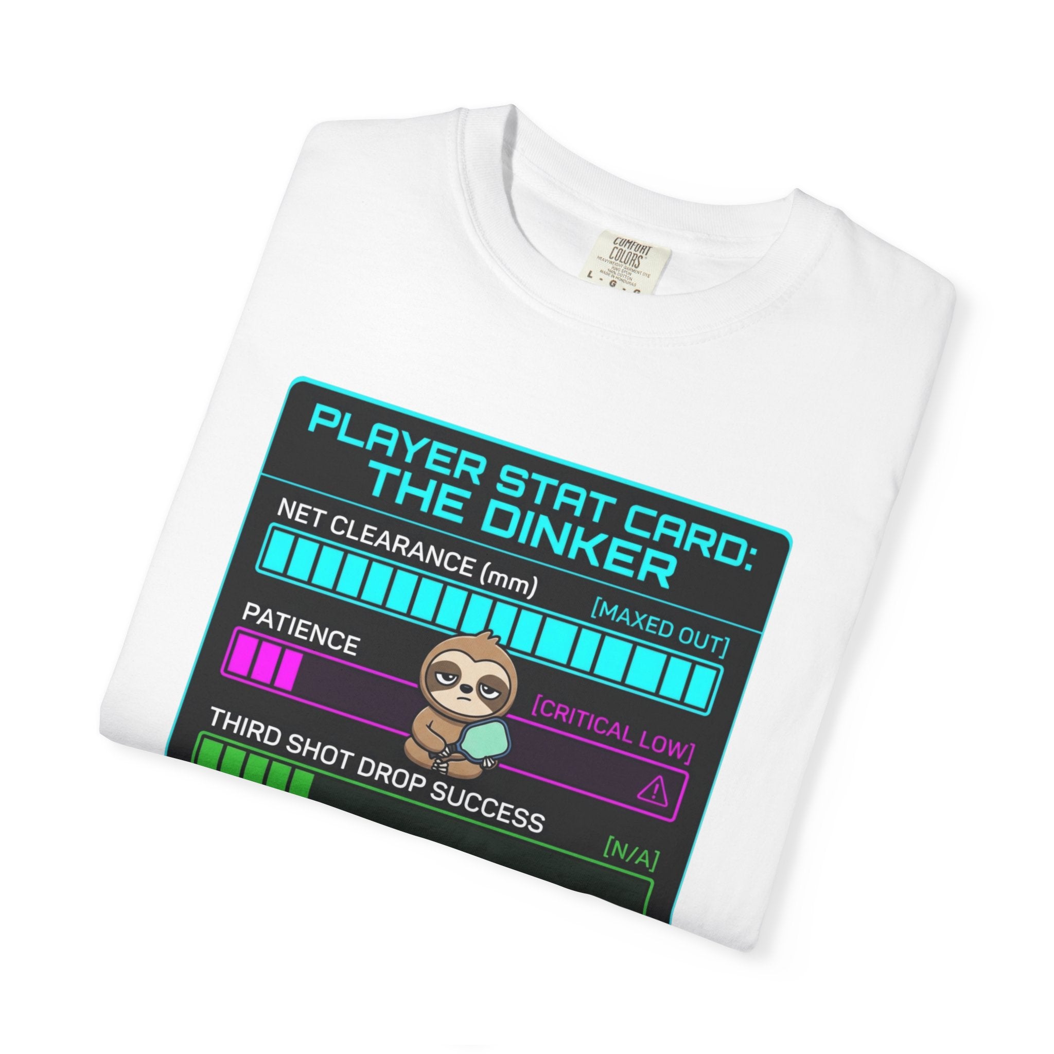 Pickleball Dinker Stat Card T-Shirt