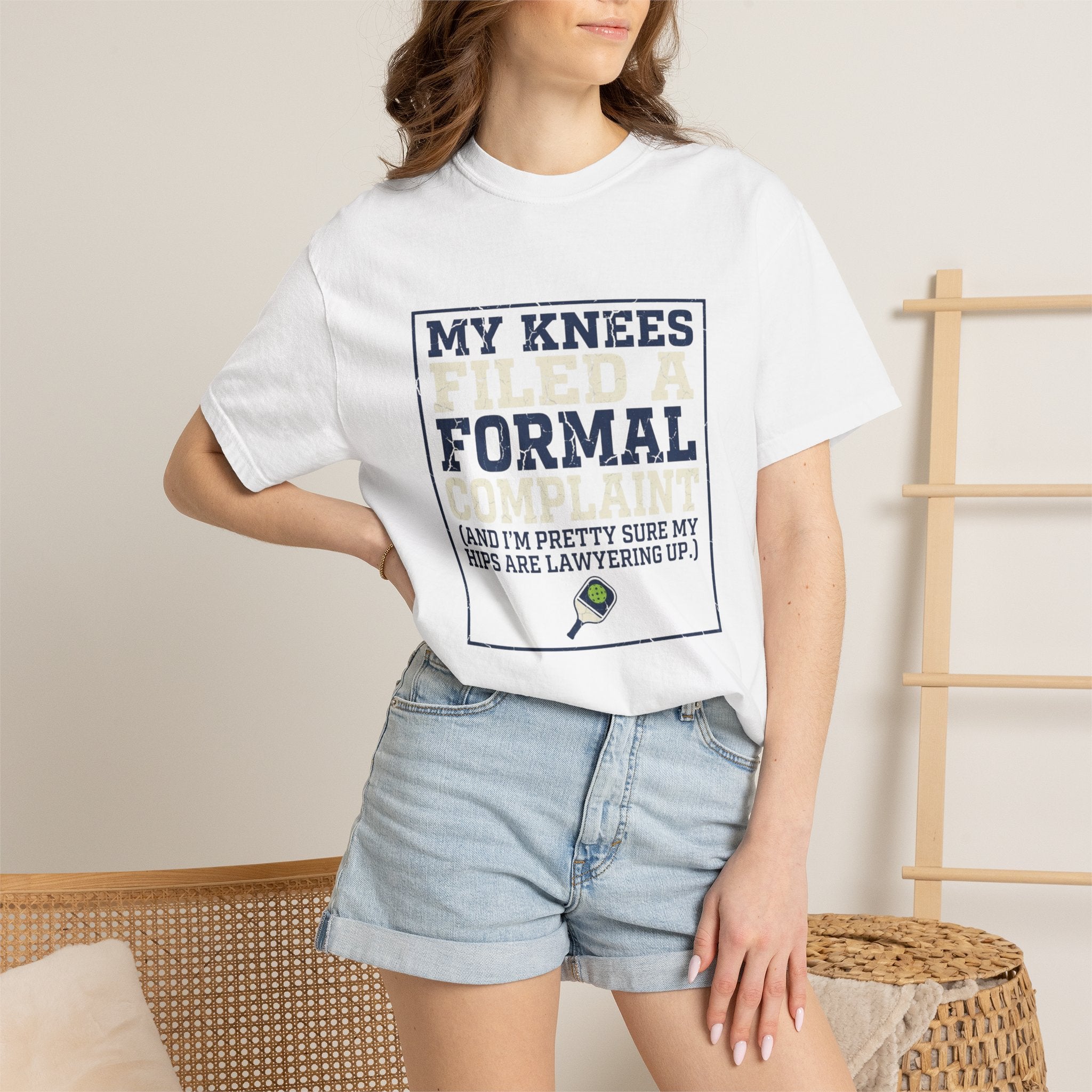 Pickleball Knees Formal Complaint T-Shirt