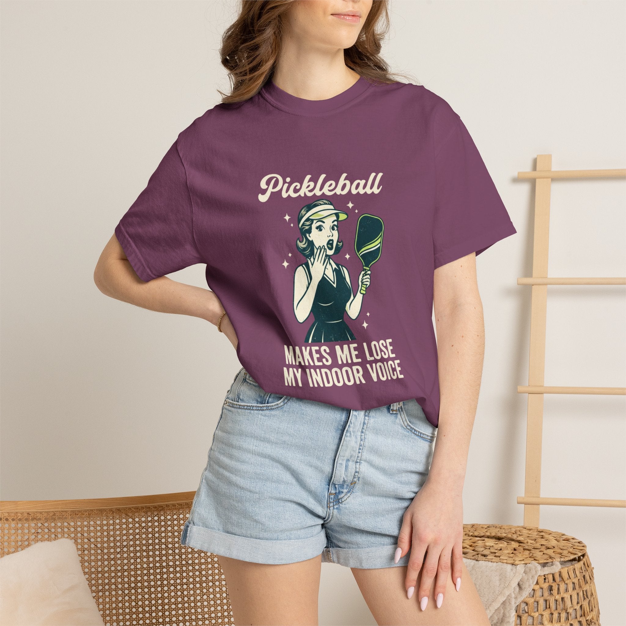 Pickleball Indoor Voice T-Shirt