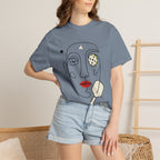 Abstract Pickleball Portrait T-Shirt