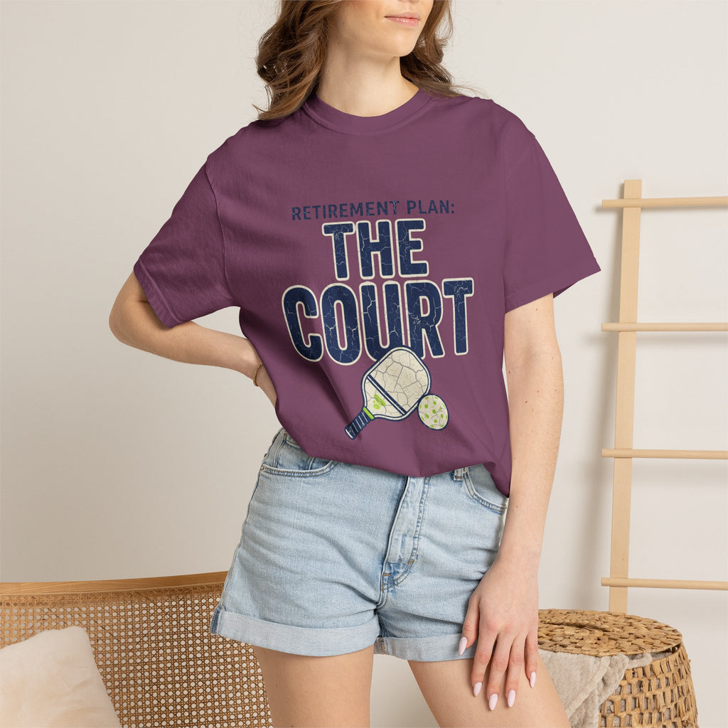 Pickleball Court Retirement Plan T-Shirt