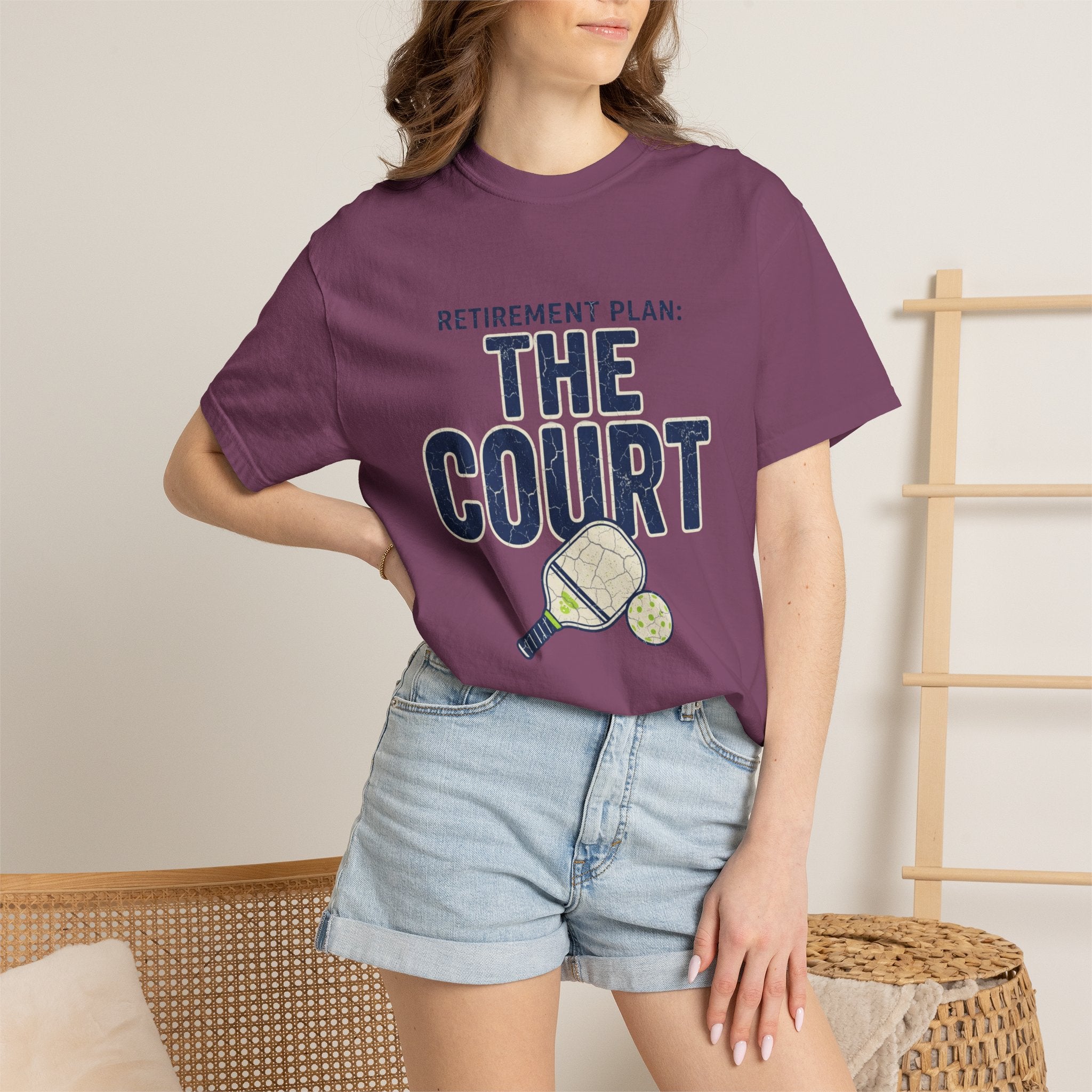 Pickleball Court Retirement Plan T-Shirt
