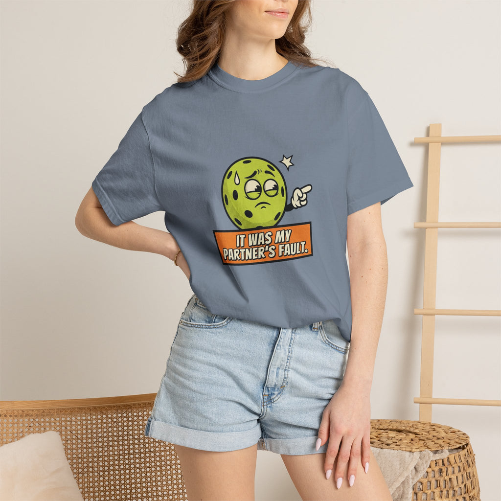 Pickleball Partner's Fault T-Shirt
