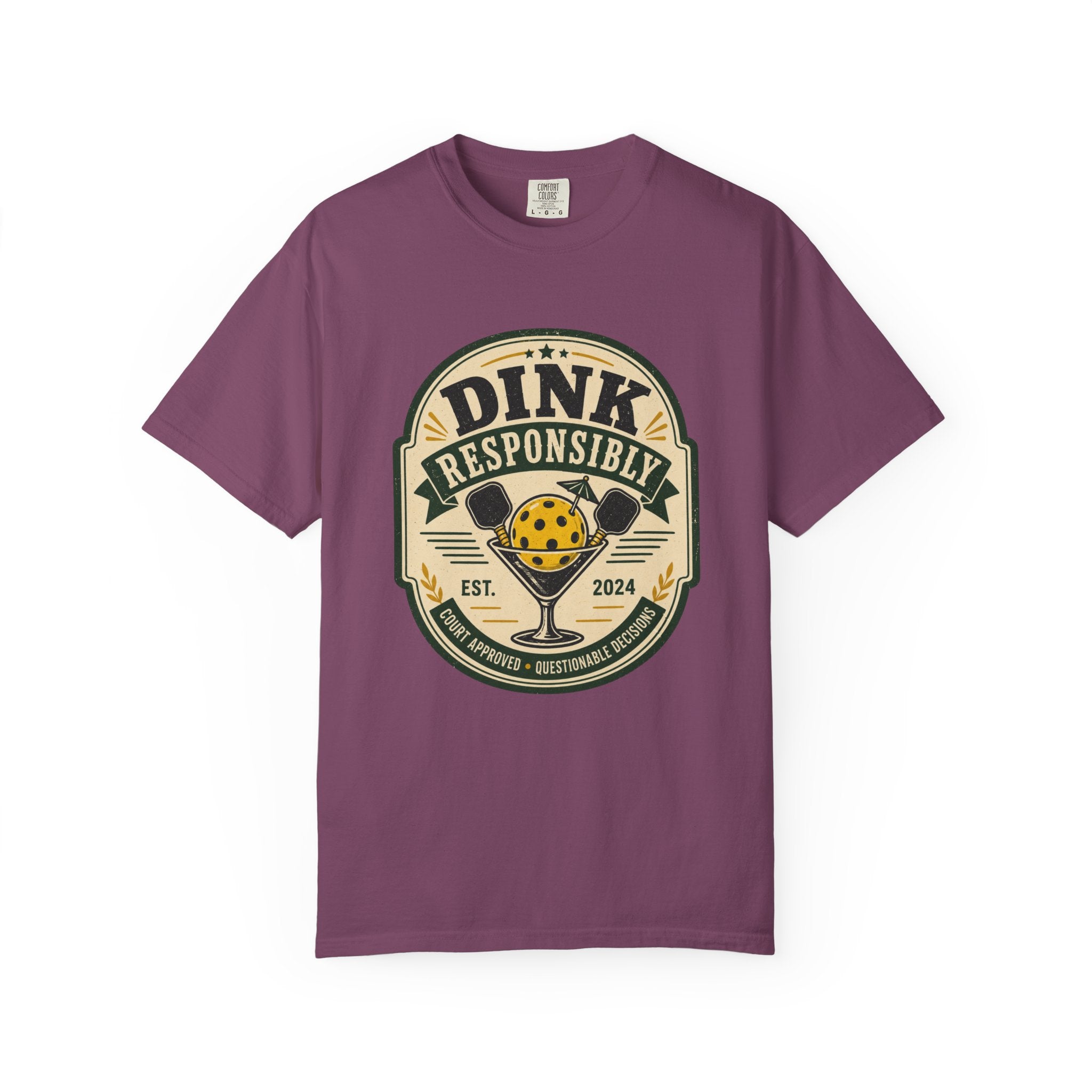 Dink Responsibly Pickleball T-Shirt