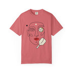 Abstract Pickleball Portrait T-Shirt