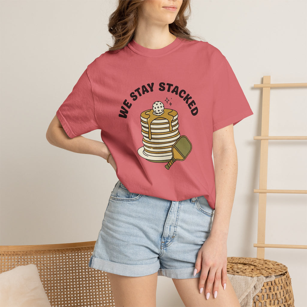 We Stay Stacked Pickleball T-Shirt
