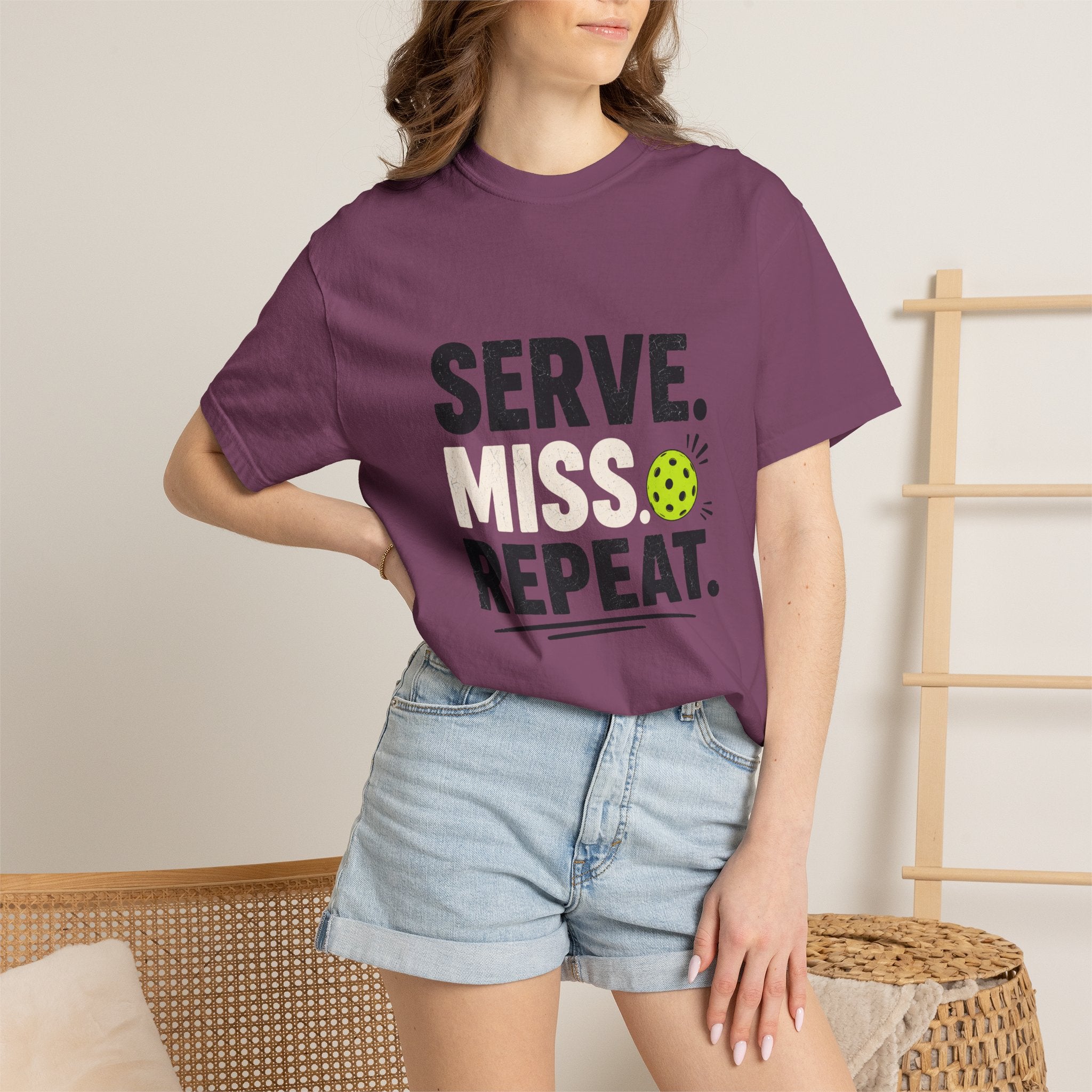 Serve Miss Repeat Pickleball T-Shirt