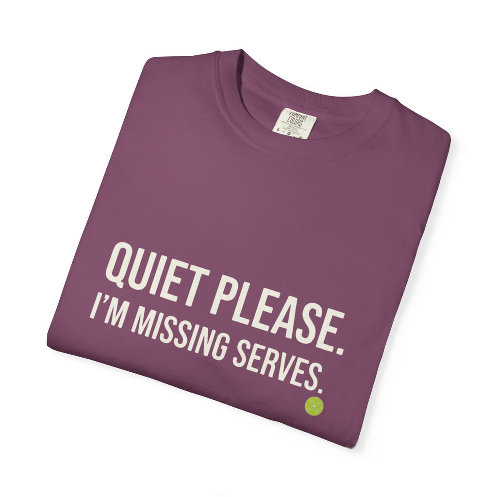 Quiet Please Missing Serves T-Shirt