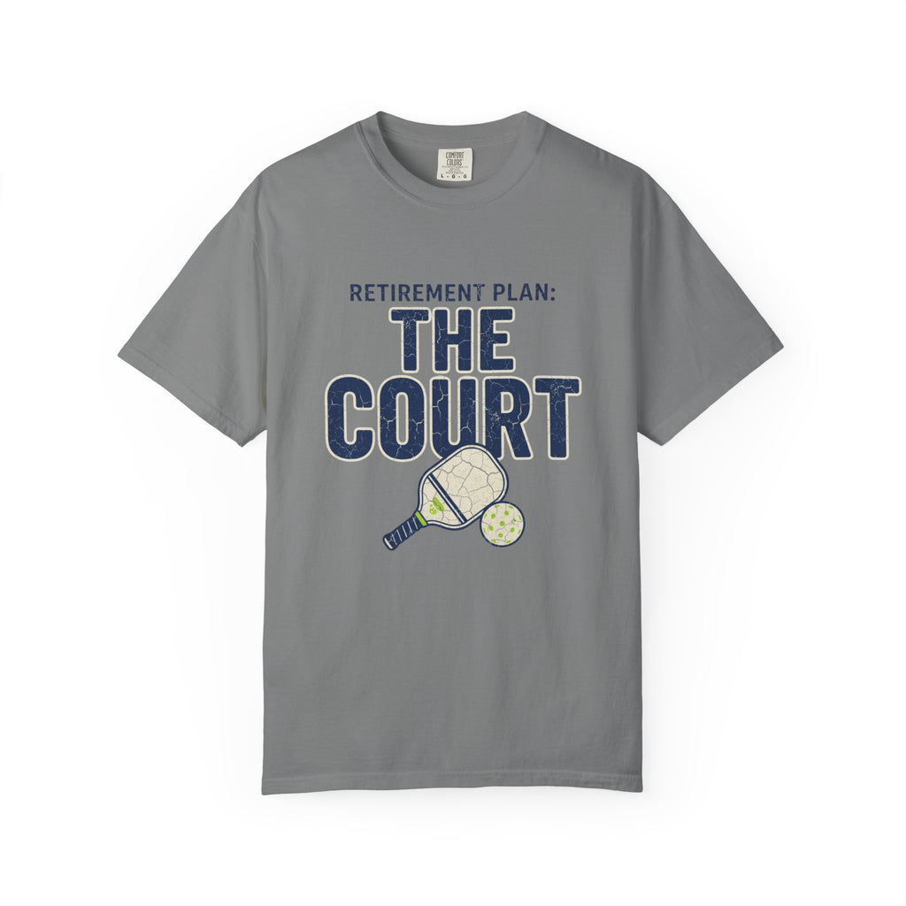 Pickleball Court Retirement Plan T-Shirt