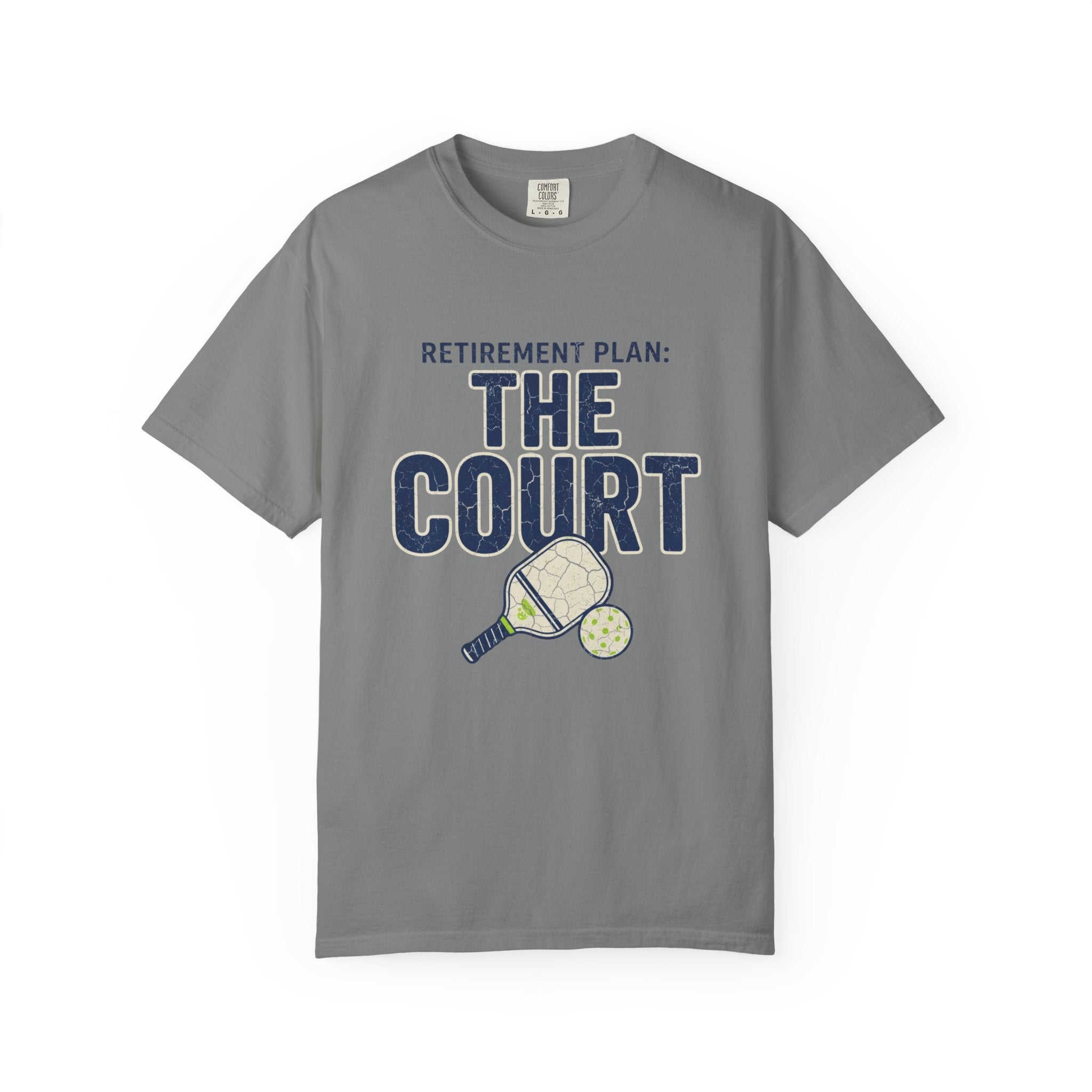 Pickleball Court Retirement Plan T-Shirt