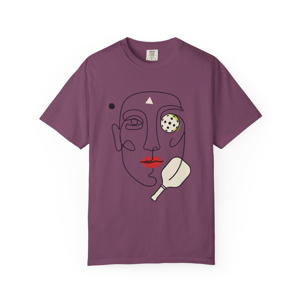Abstract Pickleball Portrait T-Shirt