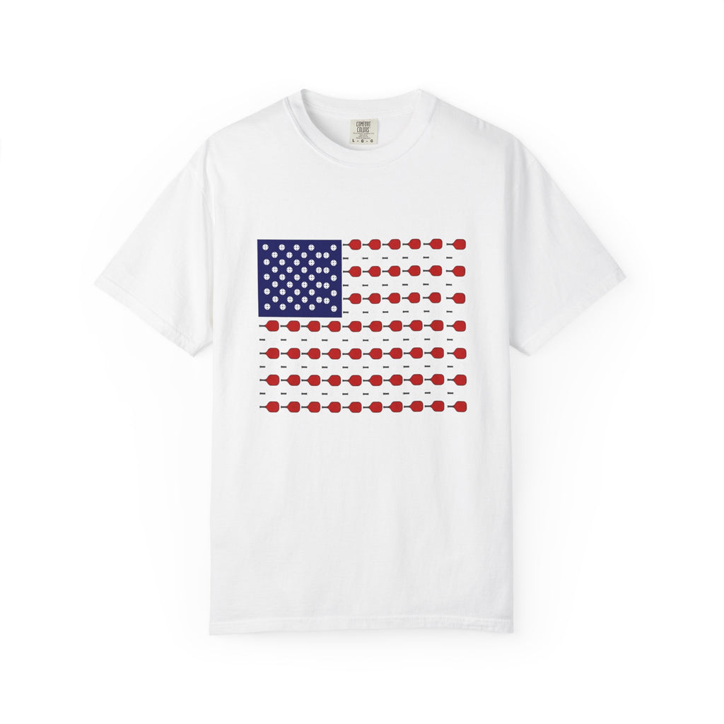 Patriotic Pickleball Flag T-Shirt