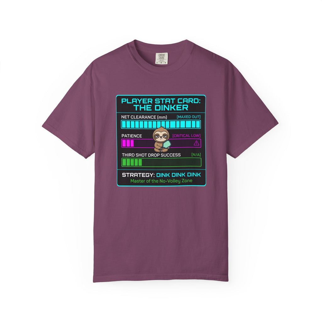 Pickleball Dinker Stat Card T-Shirt