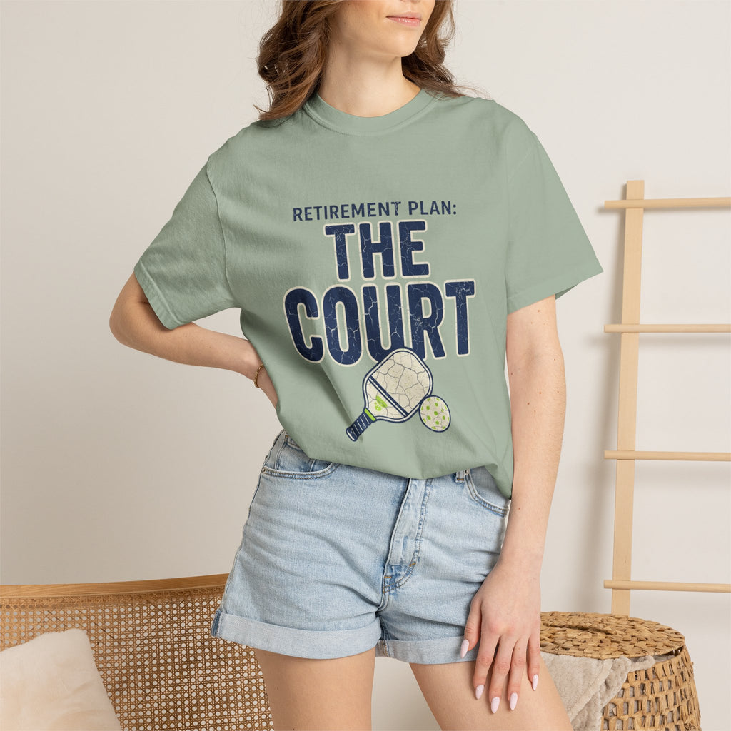Pickleball Court Retirement Plan T-Shirt