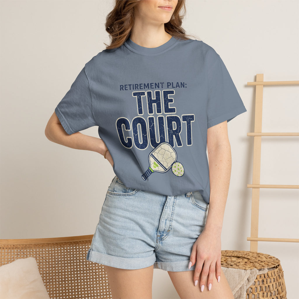 Pickleball Court Retirement Plan T-Shirt