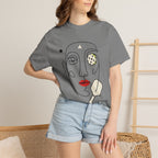 Abstract Pickleball Portrait T-Shirt