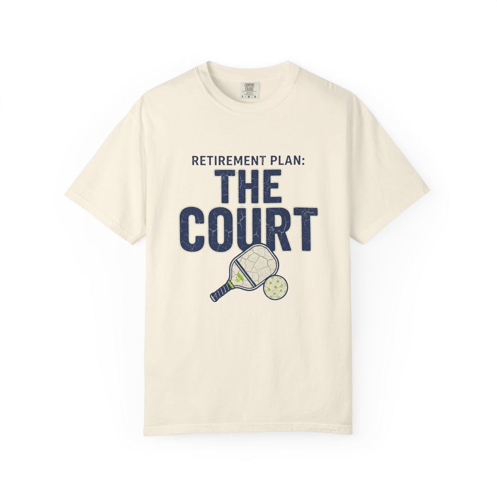 Pickleball Court Retirement Plan T-Shirt
