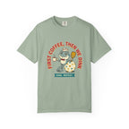 First Coffee Pickleball Frog T-Shirt