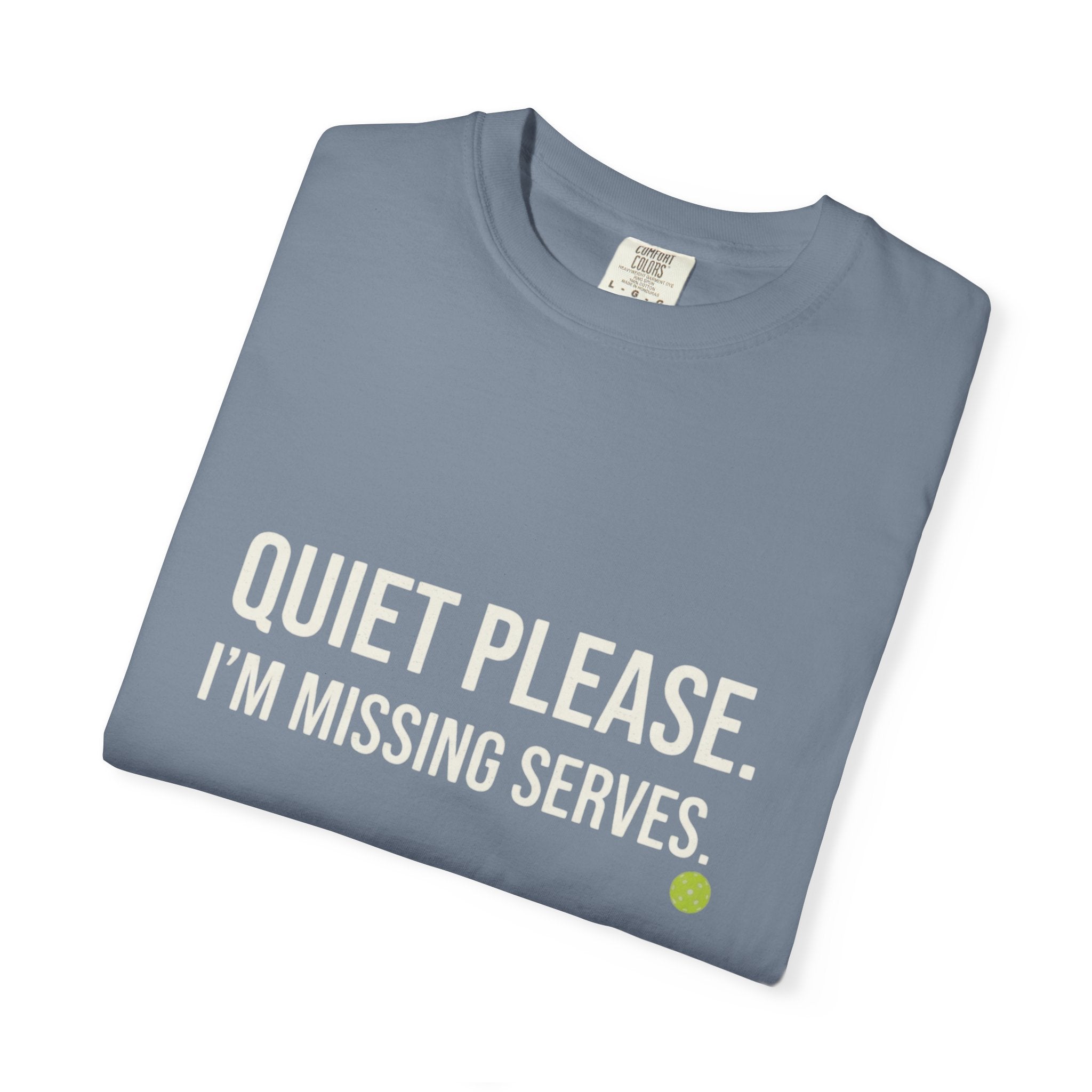 Quiet Please Missing Serves T-Shirt
