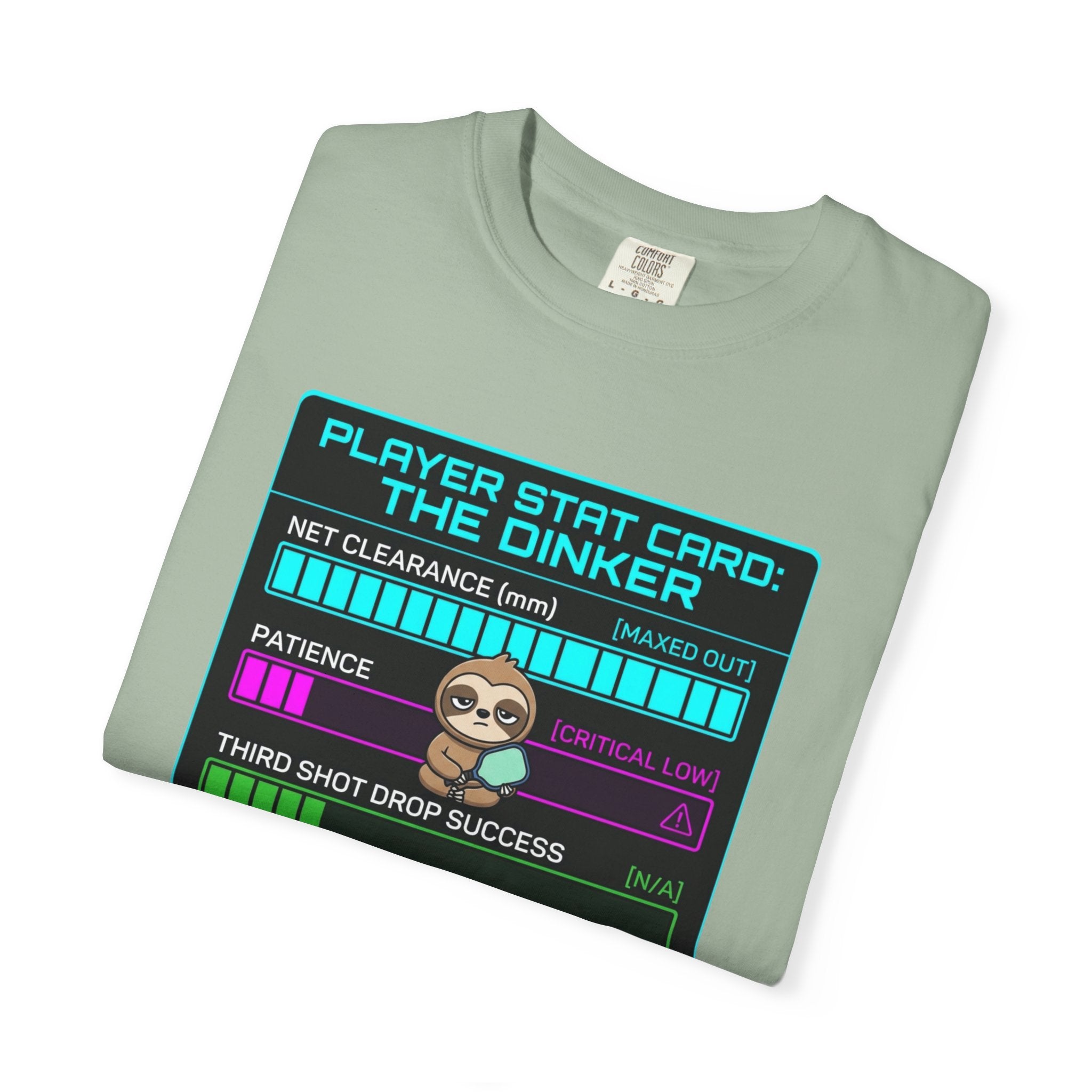Pickleball Dinker Stat Card T-Shirt