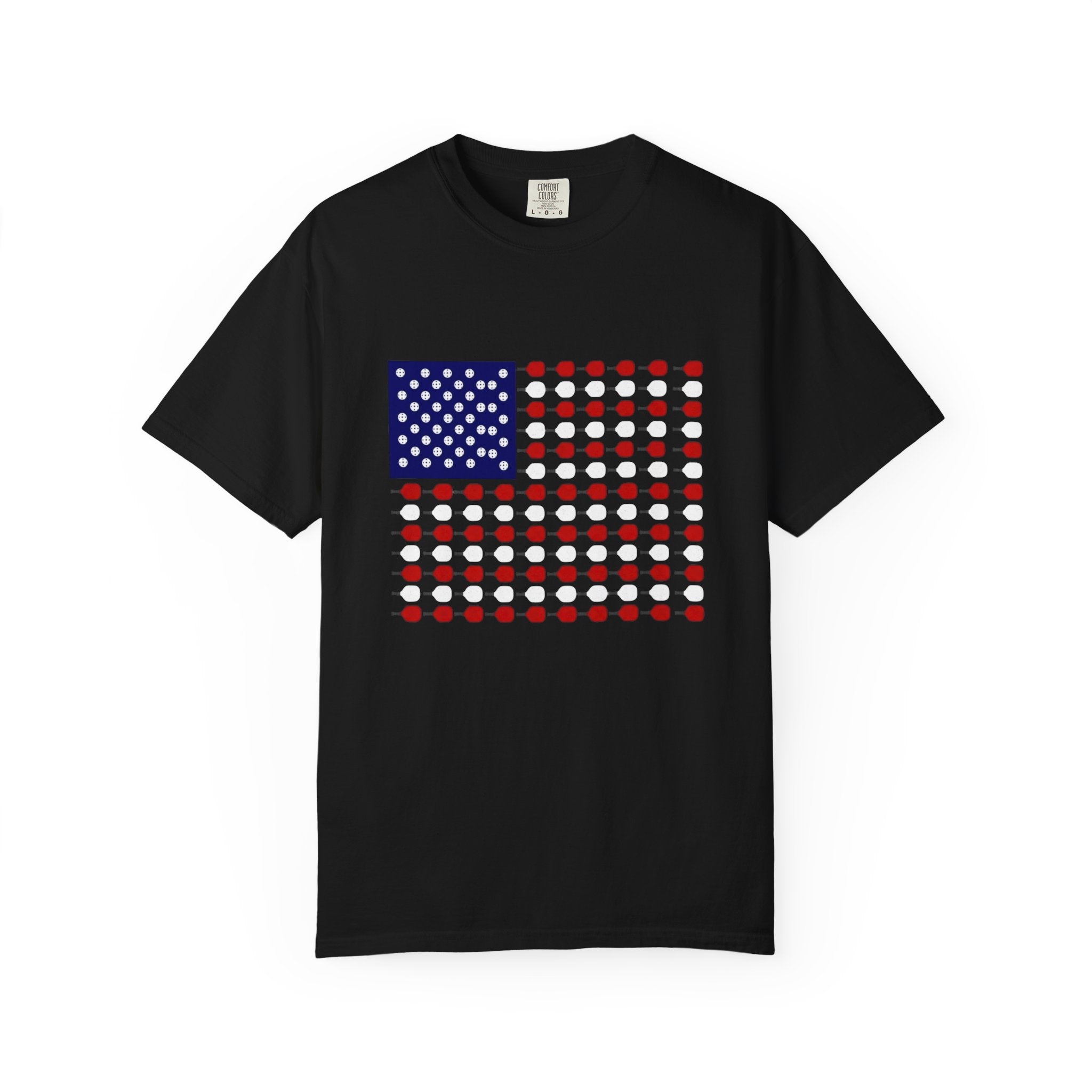 Patriotic Pickleball Flag T-Shirt