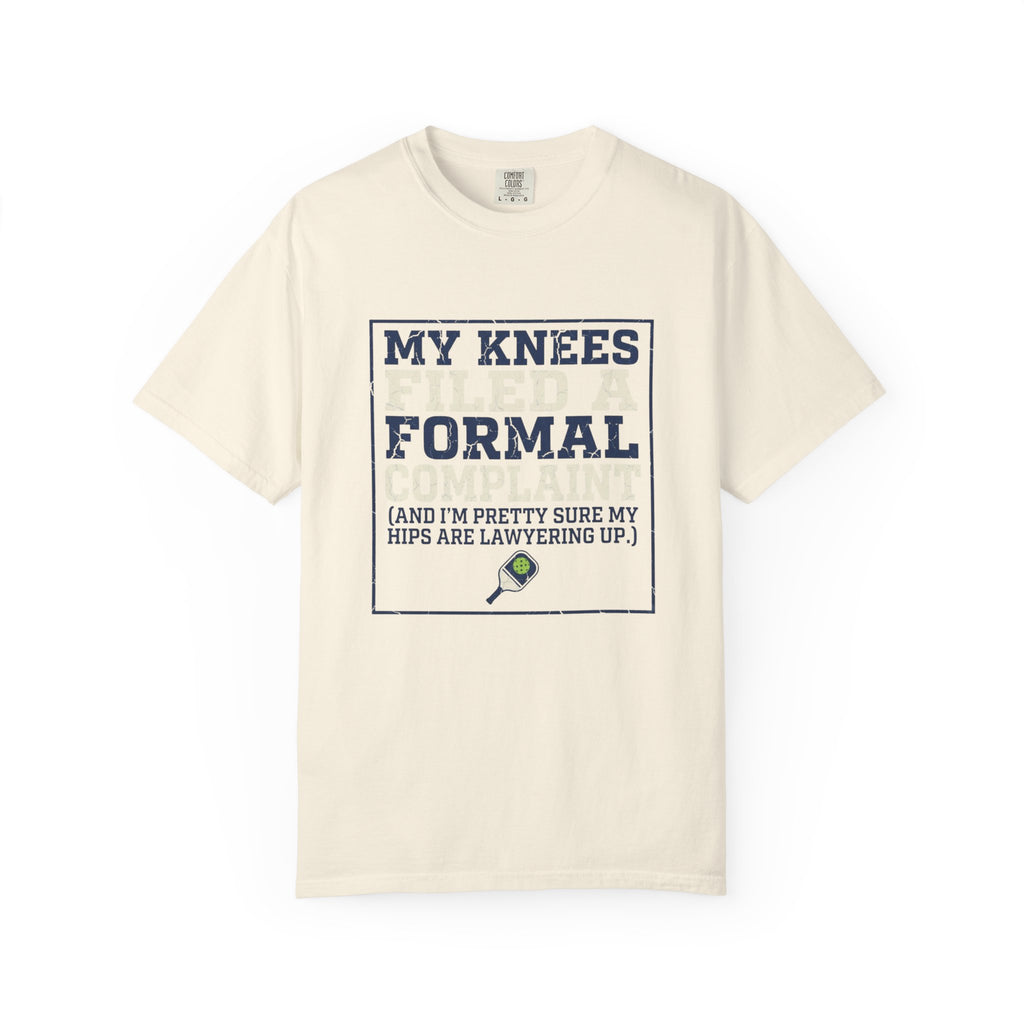 Pickleball Knees Formal Complaint T-Shirt