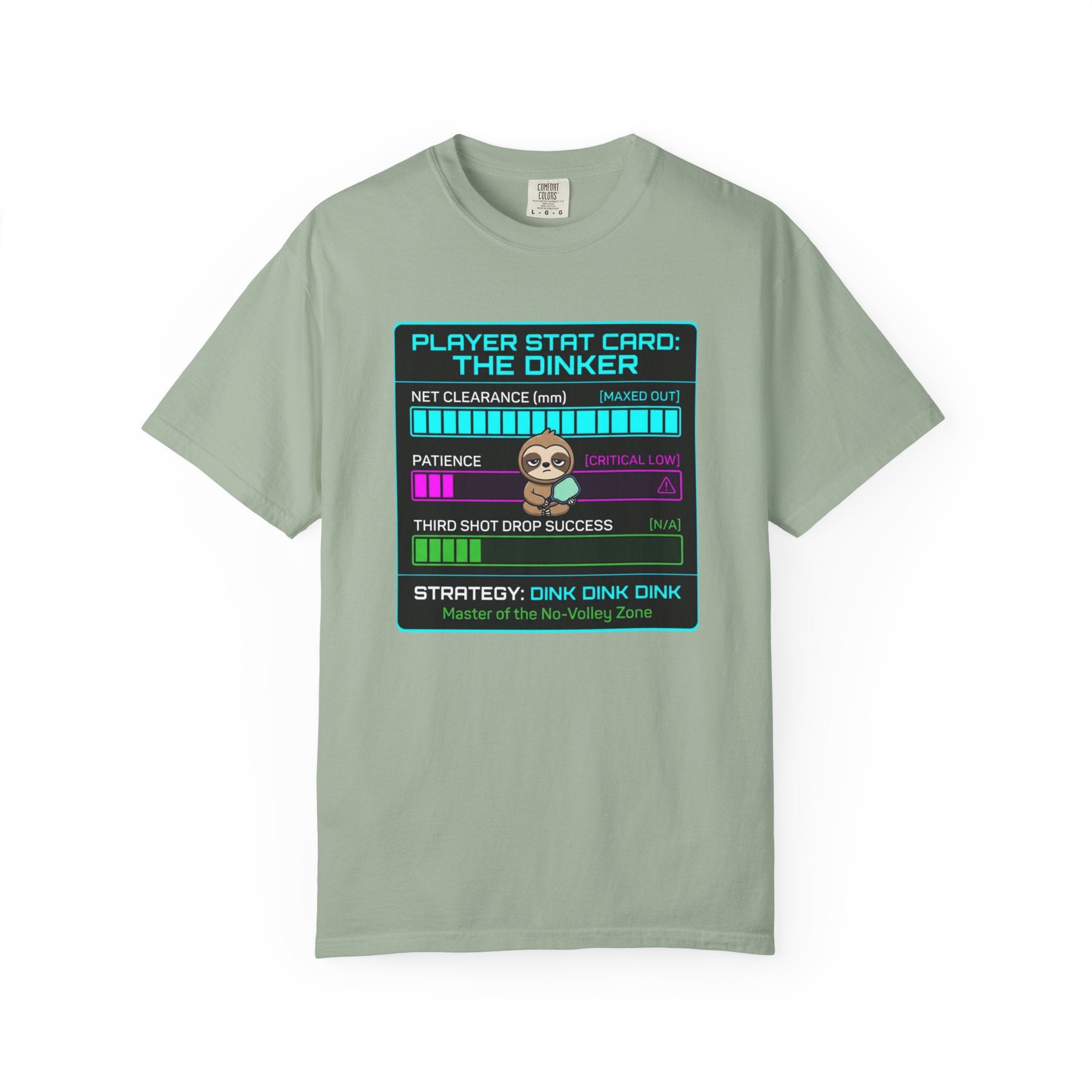 Pickleball Dinker Stat Card T-Shirt