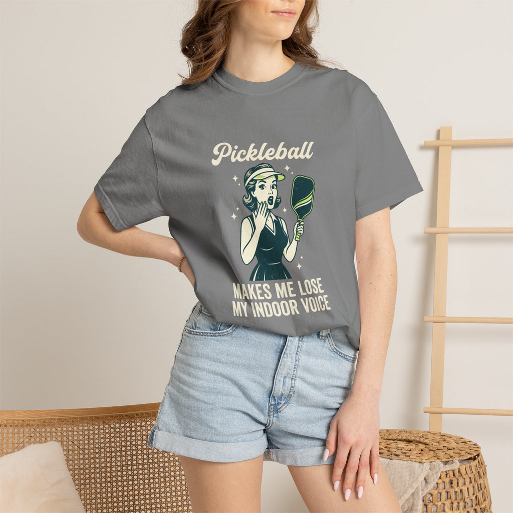 Pickleball Indoor Voice T-Shirt