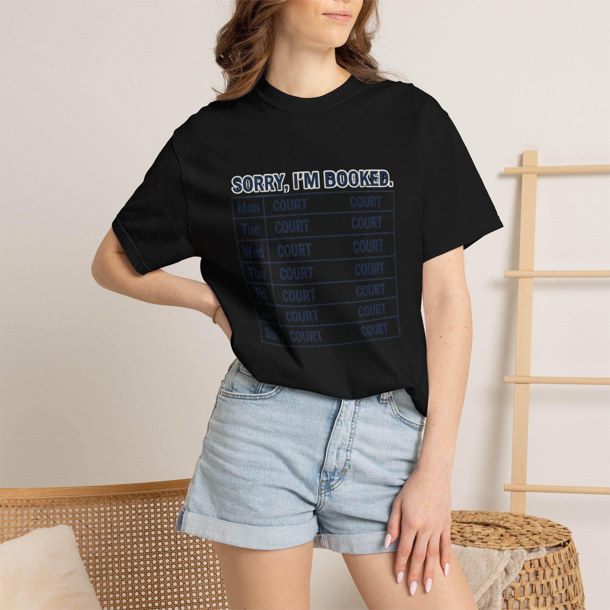 Sorry Im Booked Court T-Shirt