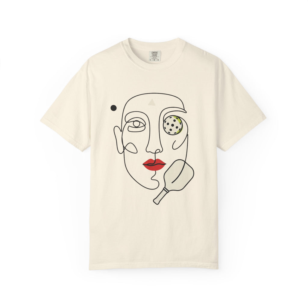 Abstract Pickleball Portrait T-Shirt
