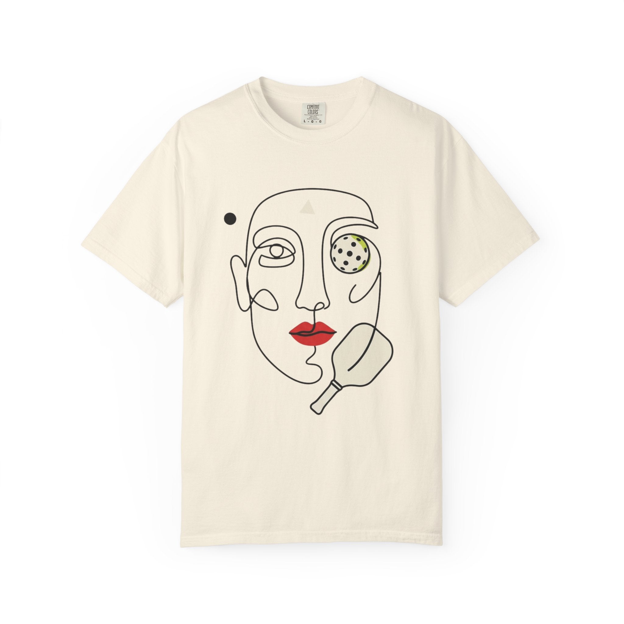 Abstract Pickleball Portrait T-Shirt