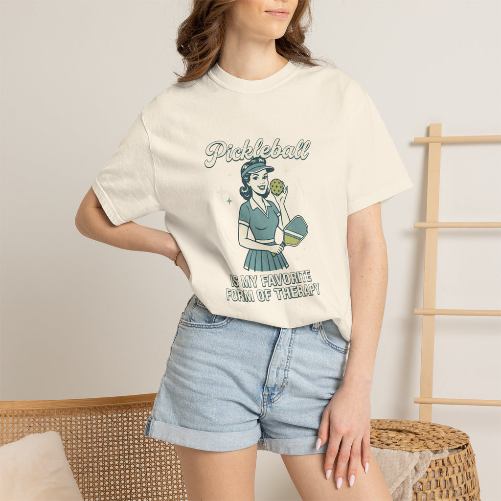 Retro Pickleball Therapy T-Shirt
