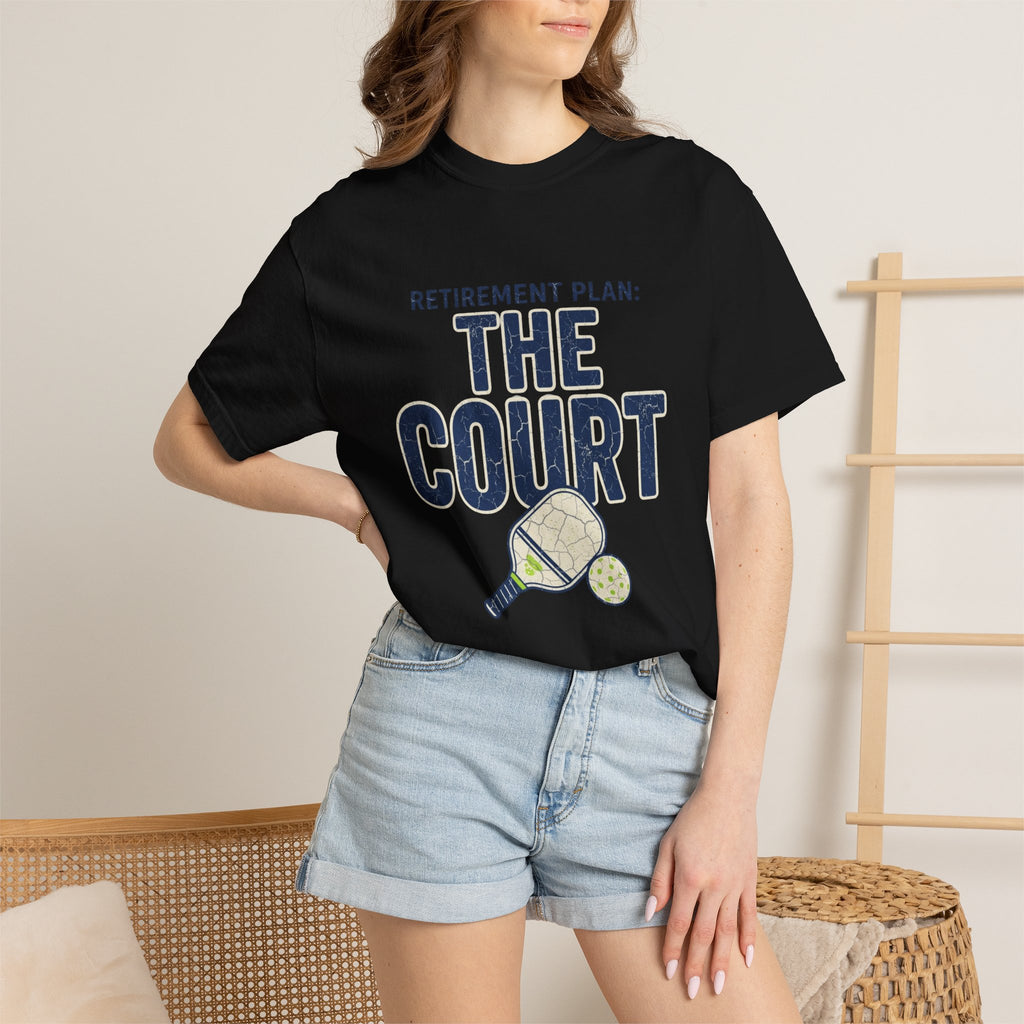 Pickleball Court Retirement Plan T-Shirt