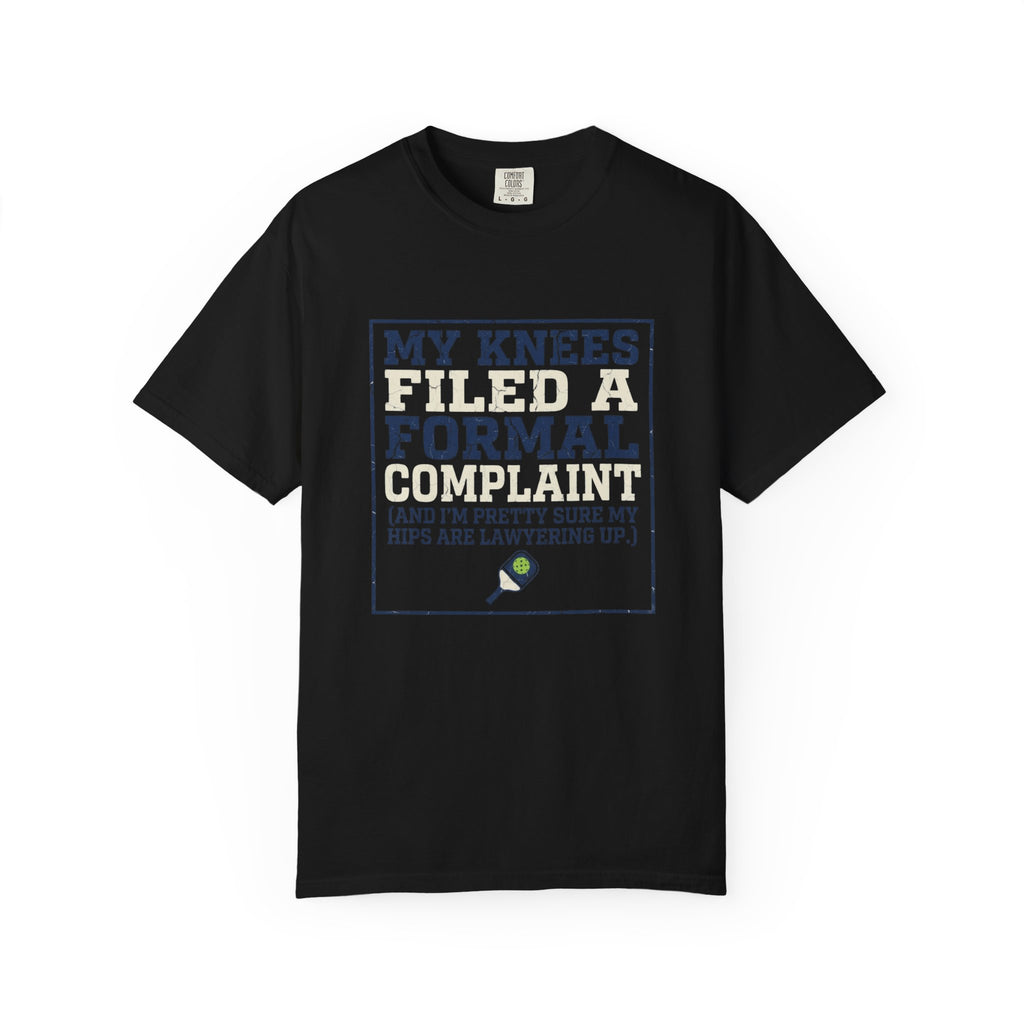 Pickleball Knees Formal Complaint T-Shirt