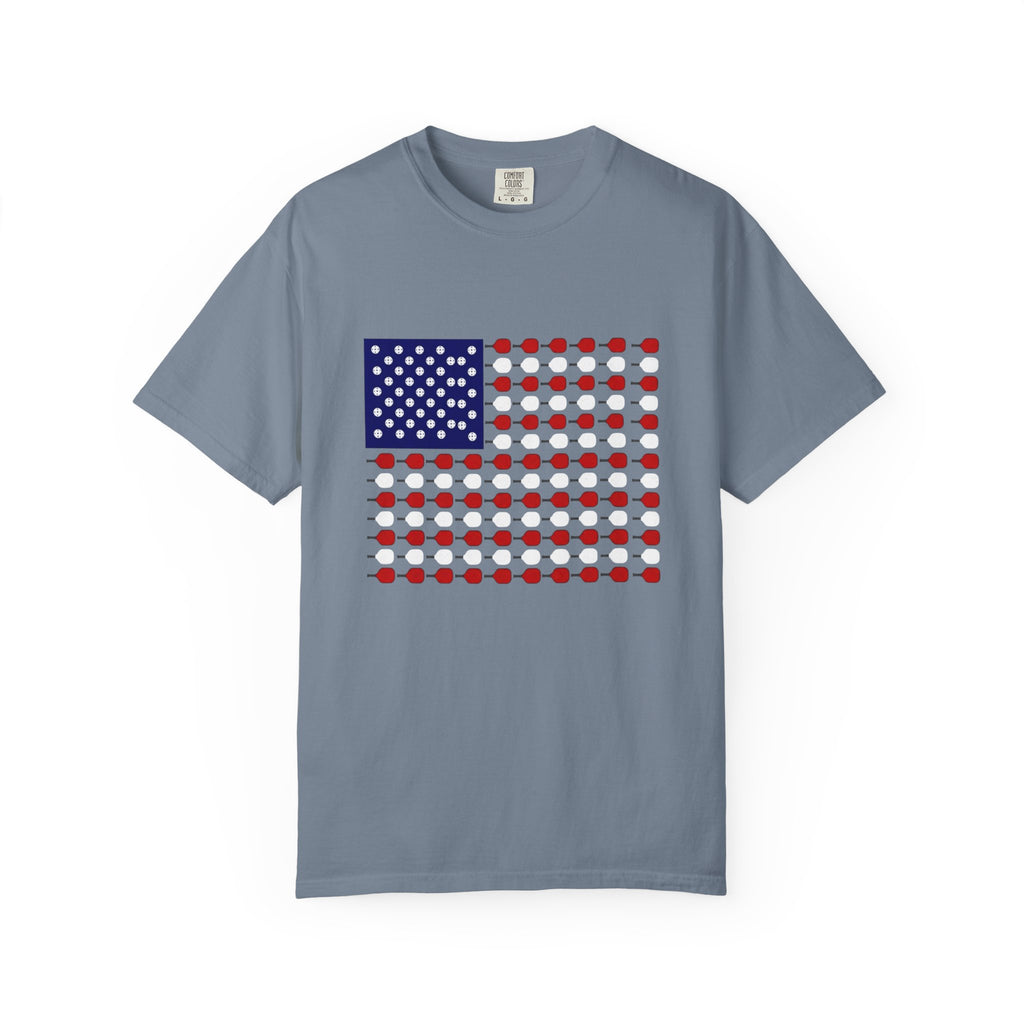 Patriotic Pickleball Flag T-Shirt
