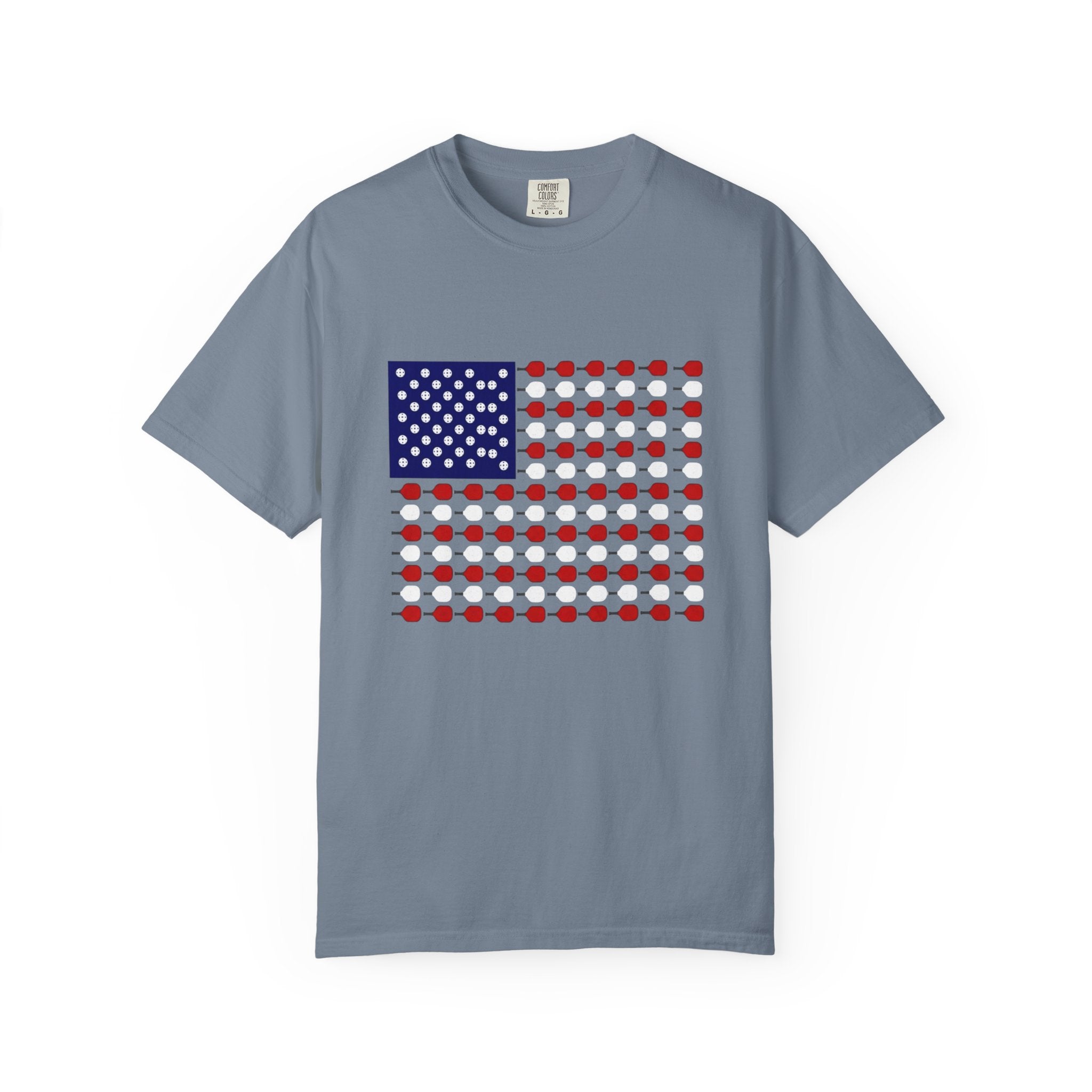 Patriotic Pickleball Flag T-Shirt