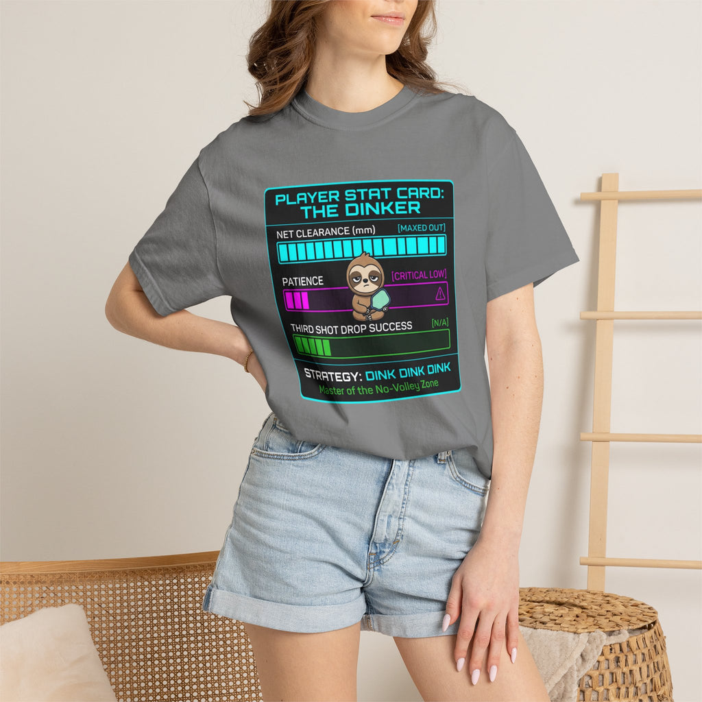 Pickleball Dinker Stat Card T-Shirt