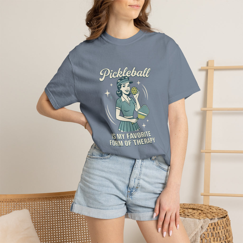 Retro Pickleball Therapy T-Shirt