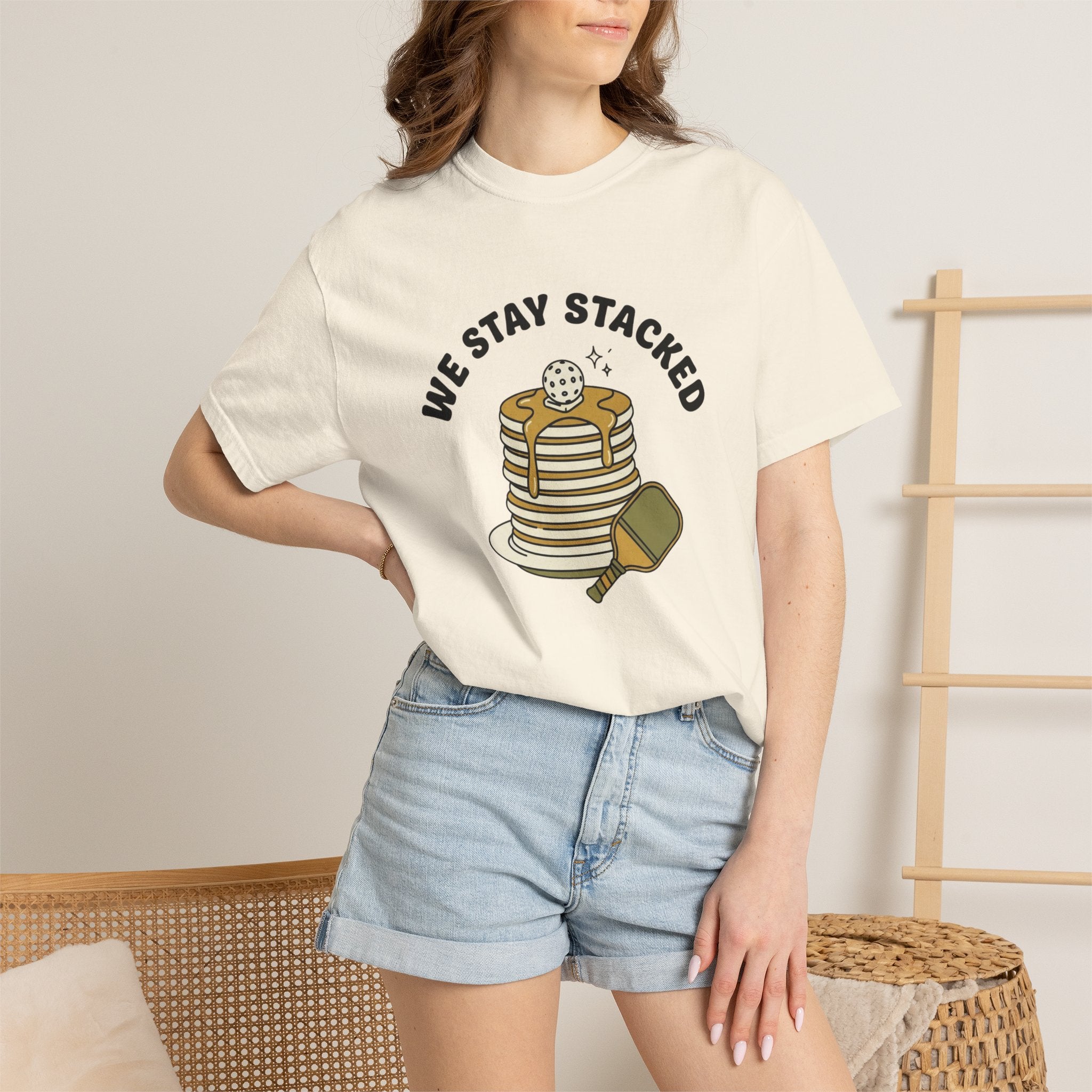 We Stay Stacked Pickleball T-Shirt