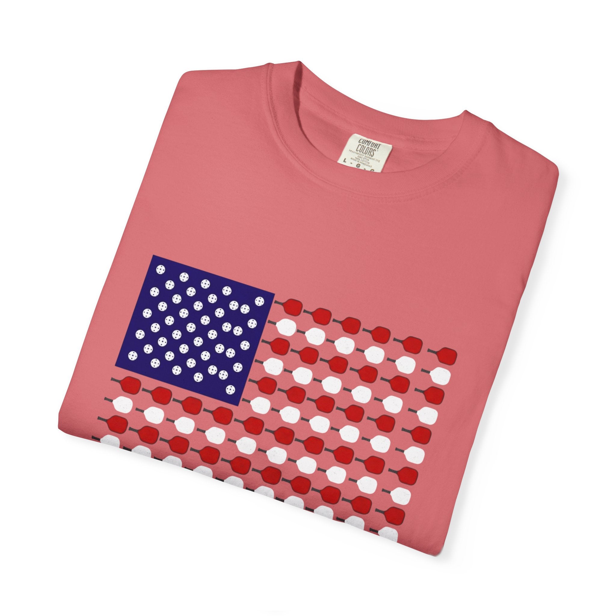 Patriotic Pickleball Flag T-Shirt
