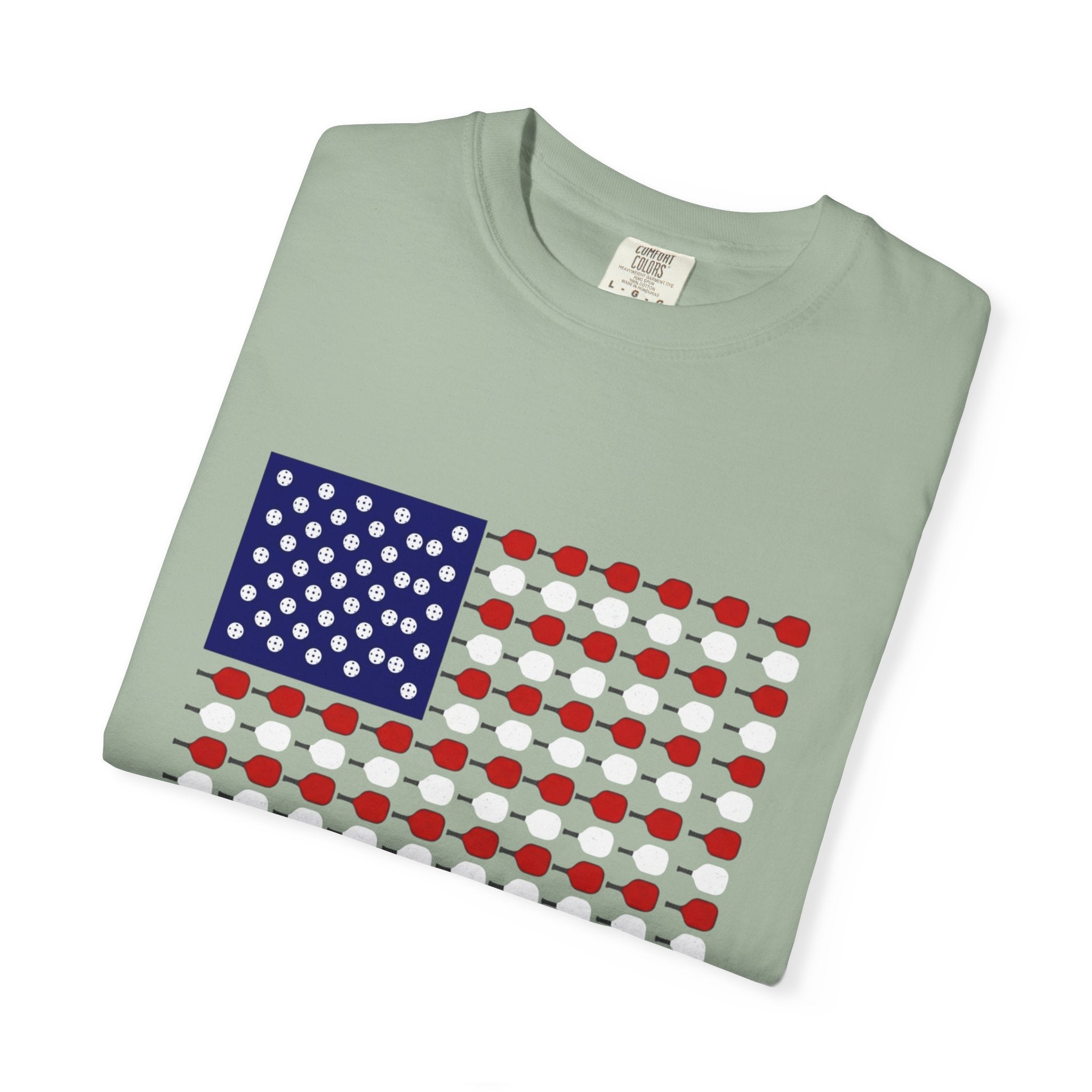 Patriotic Pickleball Flag T-Shirt
