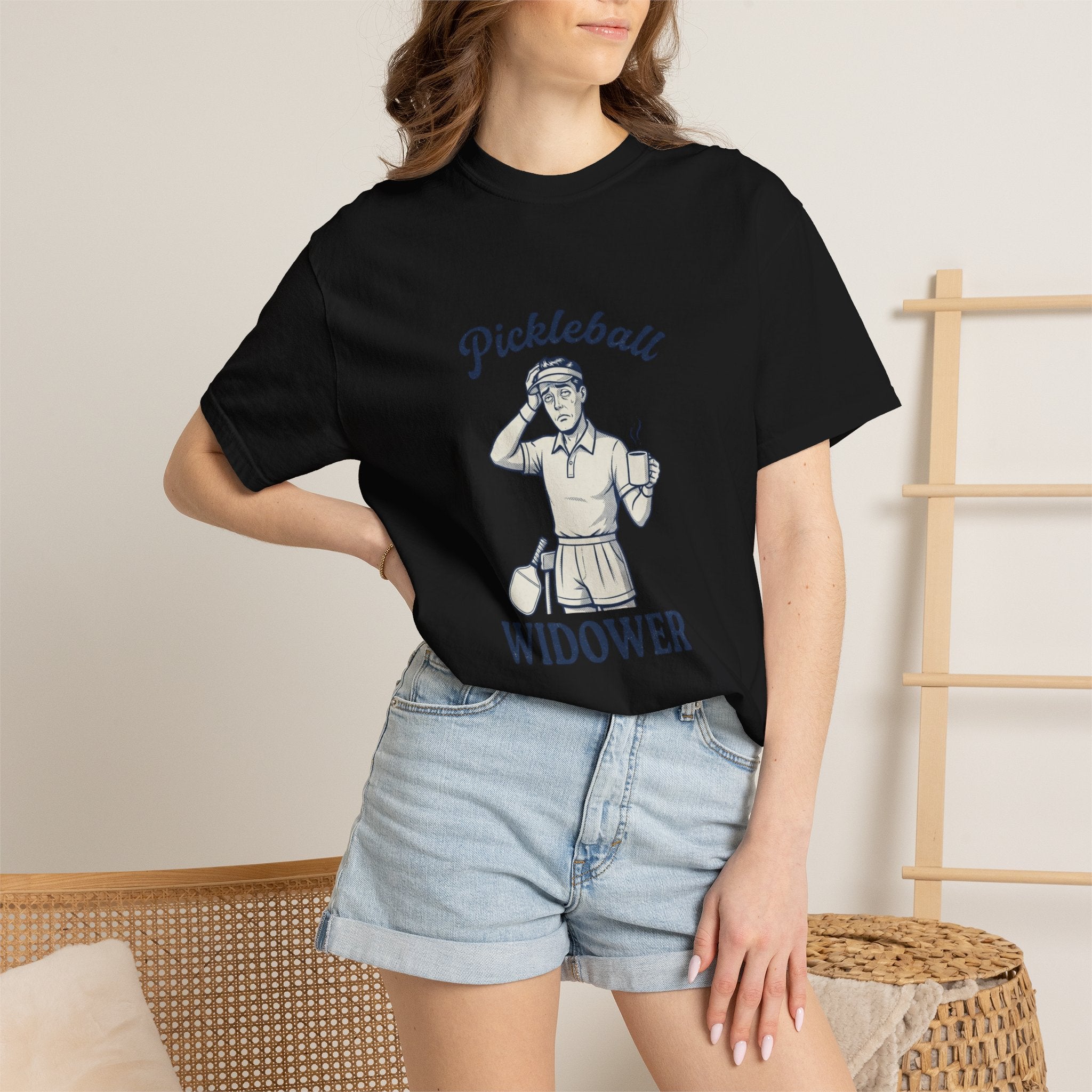 Pickleball Widower T-Shirt
