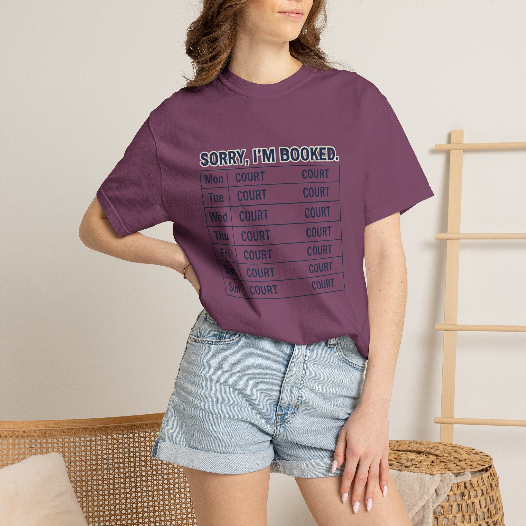 Sorry Im Booked Court T-Shirt