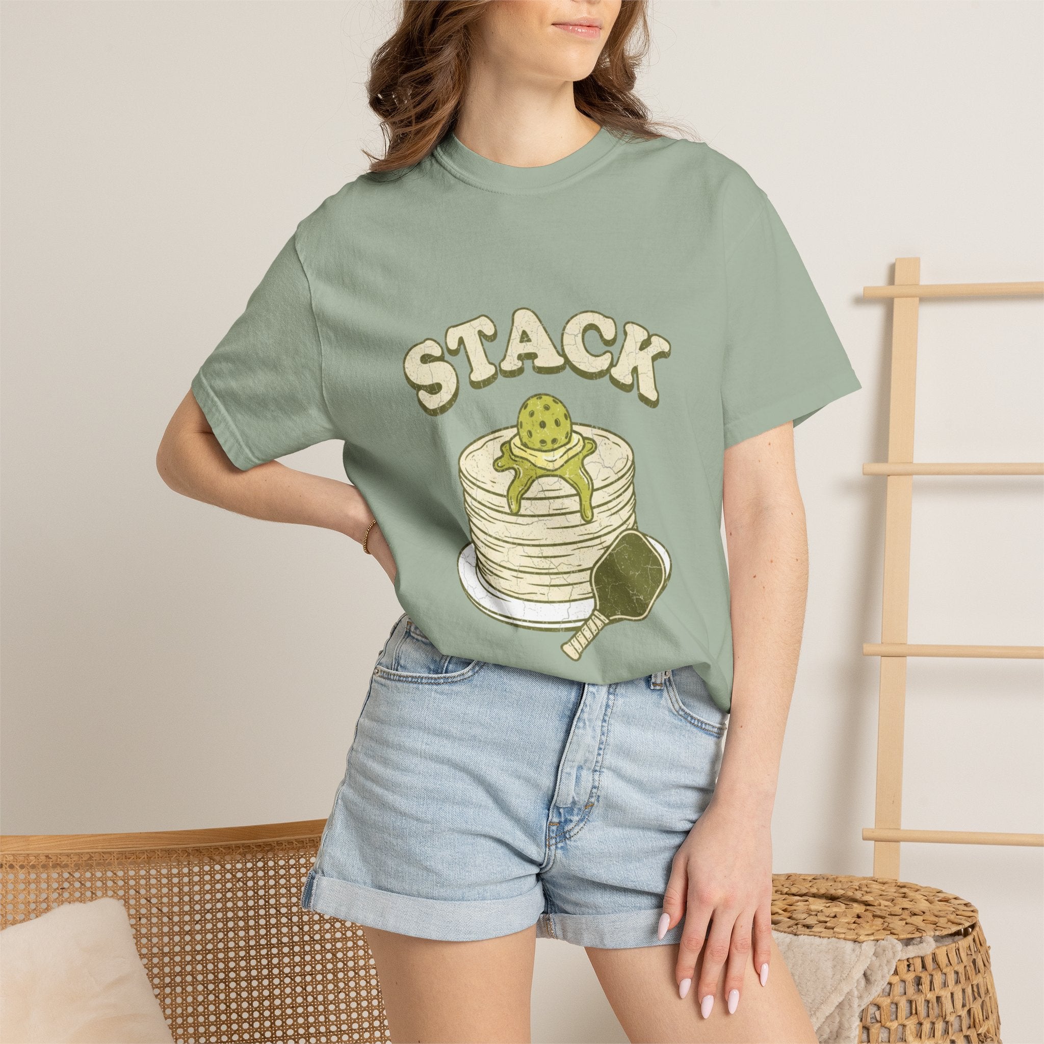 Pickleball Pancake Stack T-Shirt