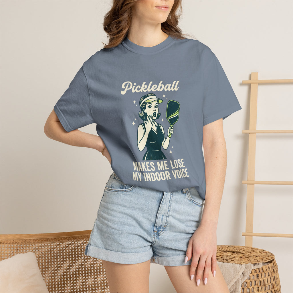 Pickleball Indoor Voice T-Shirt