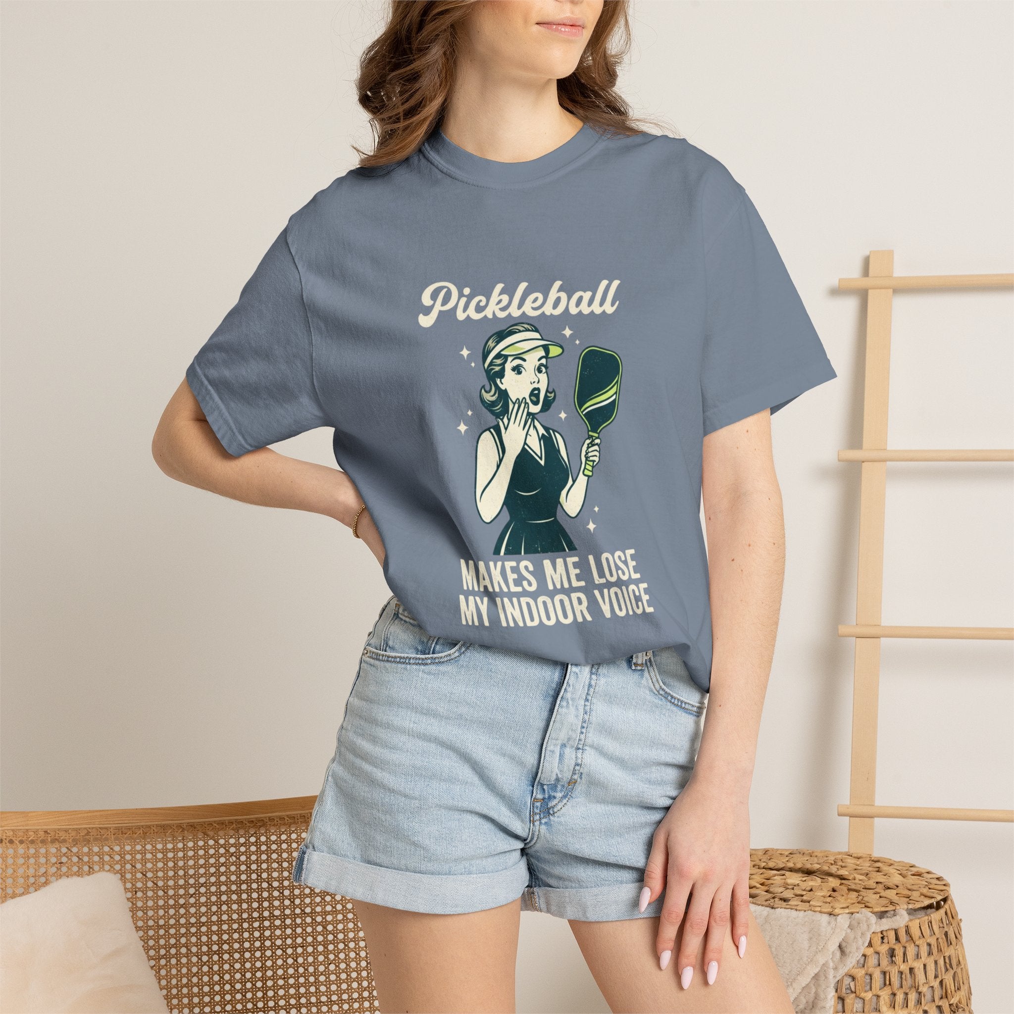 Pickleball Indoor Voice T-Shirt