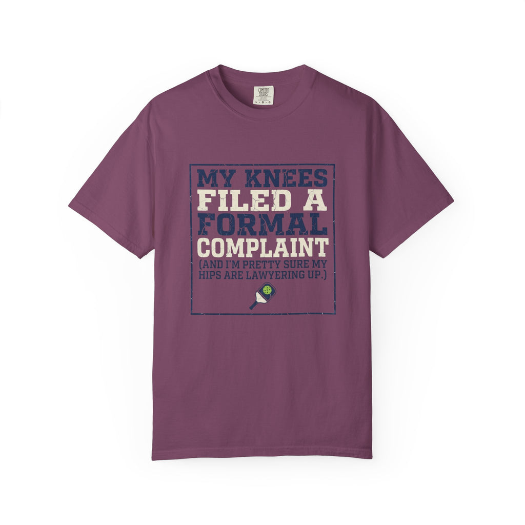 Pickleball Knees Formal Complaint T-Shirt