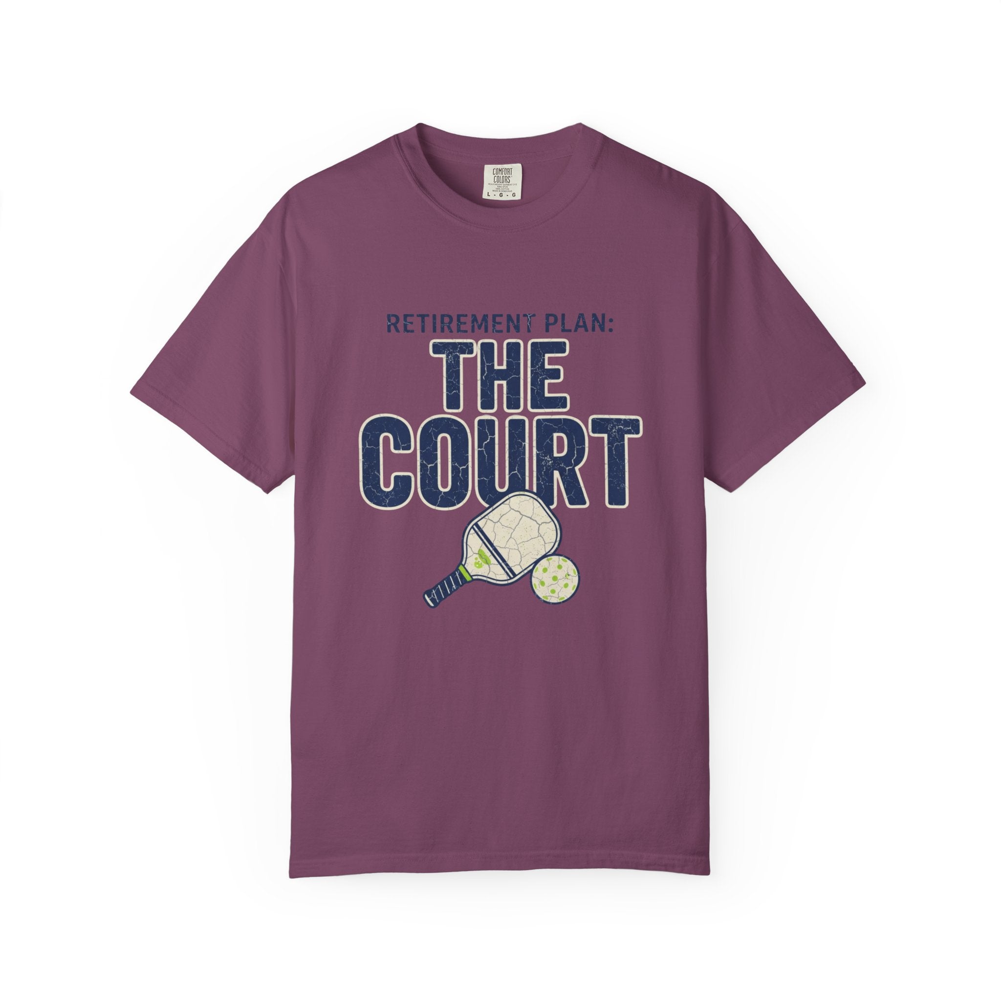 Pickleball Court Retirement Plan T-Shirt